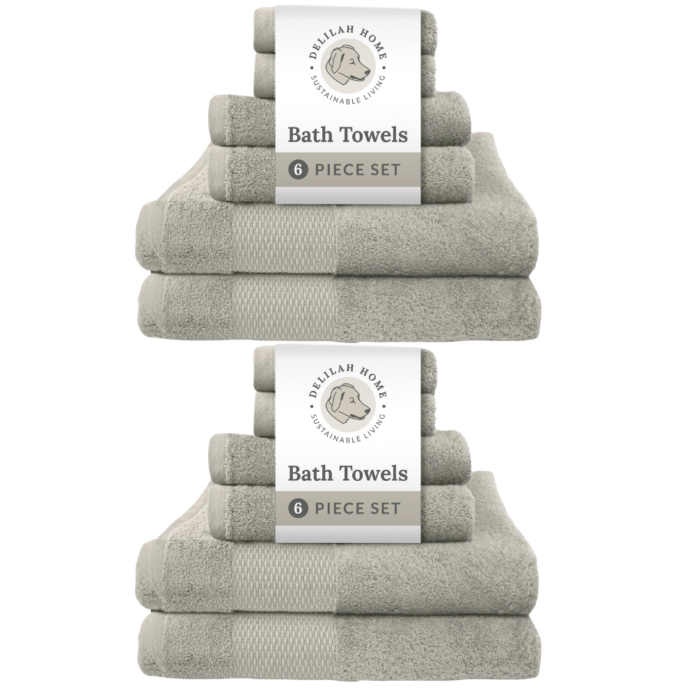 100% Organic Cotton Bath Towels Collection - EcoStuff