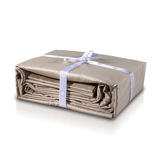 100% Organic Cotton Bed Queen or King Fitted Sheet - EcoStuff