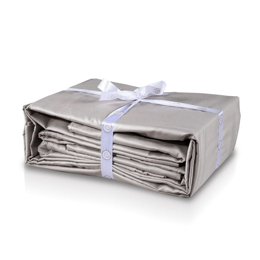100% Organic Cotton Bed Queen or King Fitted Sheet - EcoStuff