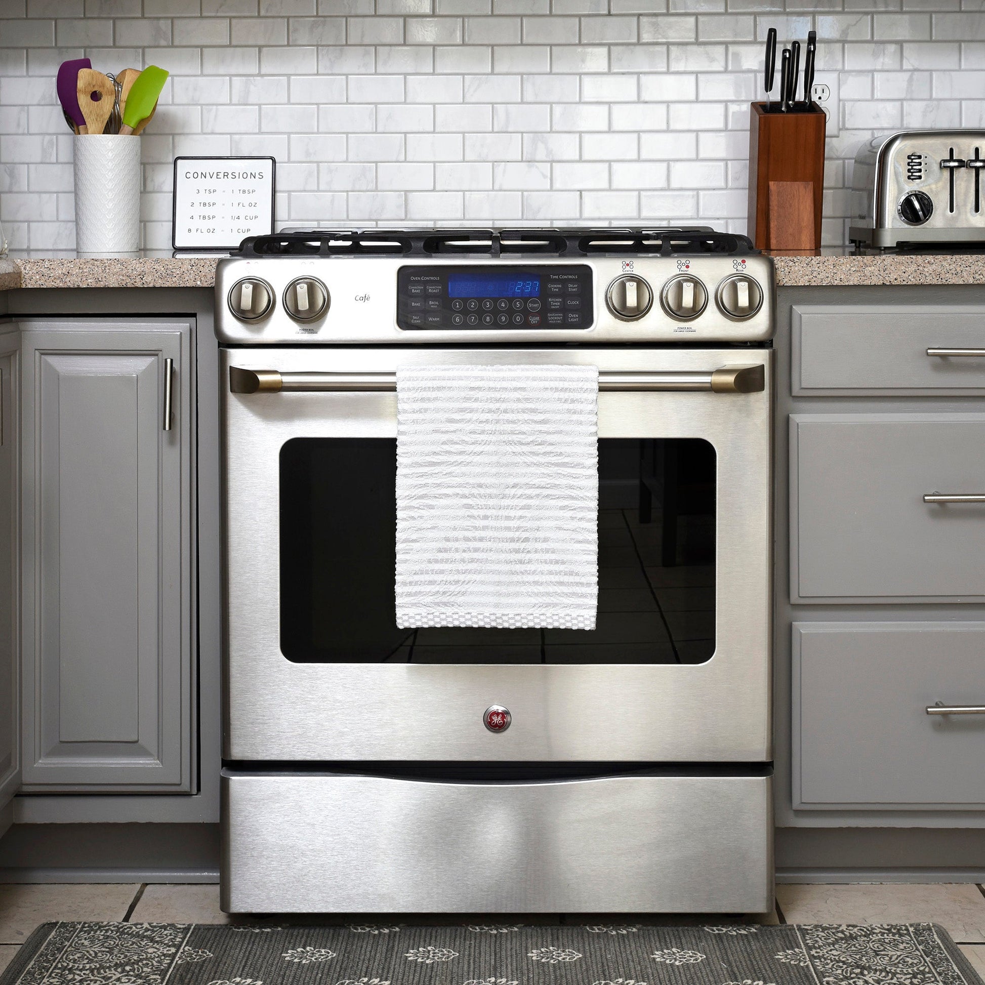 100% Organic Cotton Kitchen Towels - EcoStuff