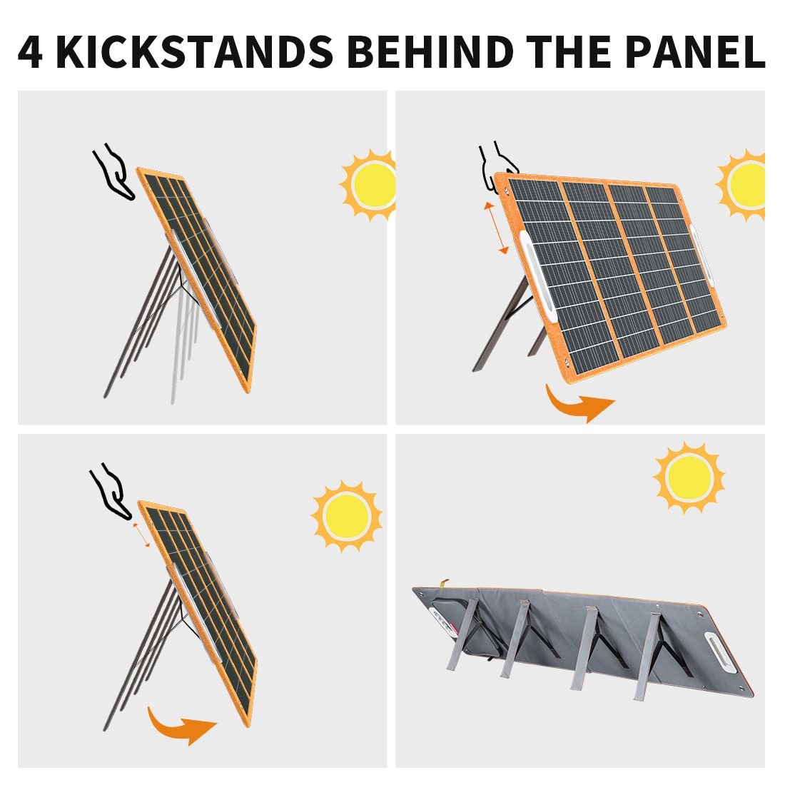 100W 18V Portable Solar Panel - EcoStuff