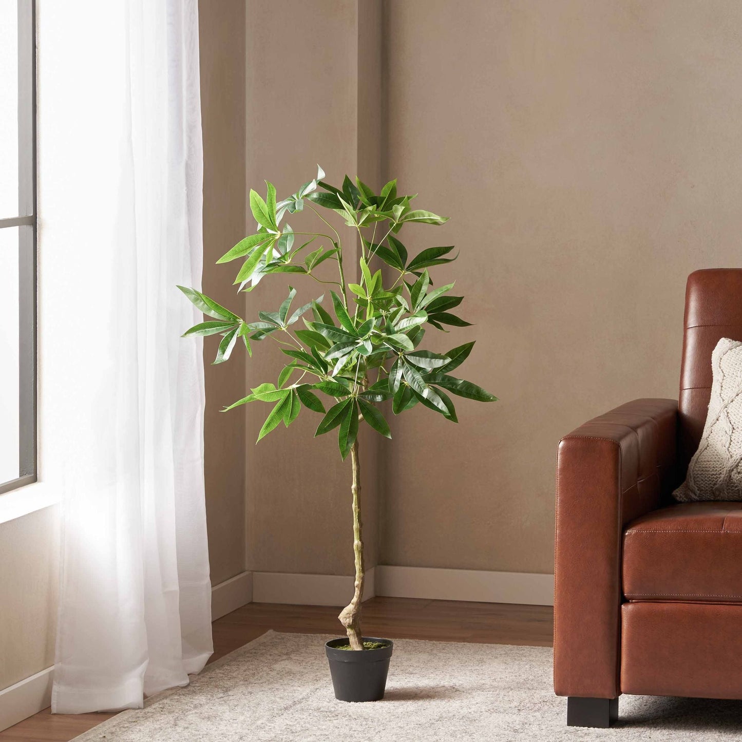 47.2 Inch Artificial Money Tree Pachira Plants - EcoStuff
