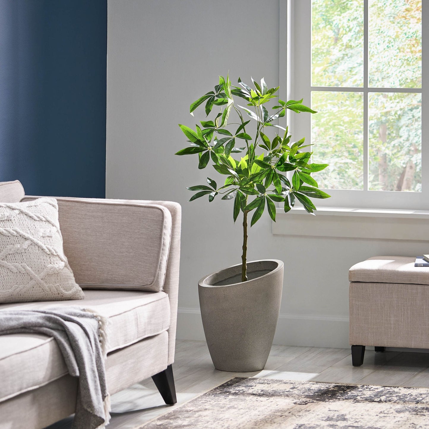 47.2 Inch Artificial Money Tree Pachira Plants - EcoStuff