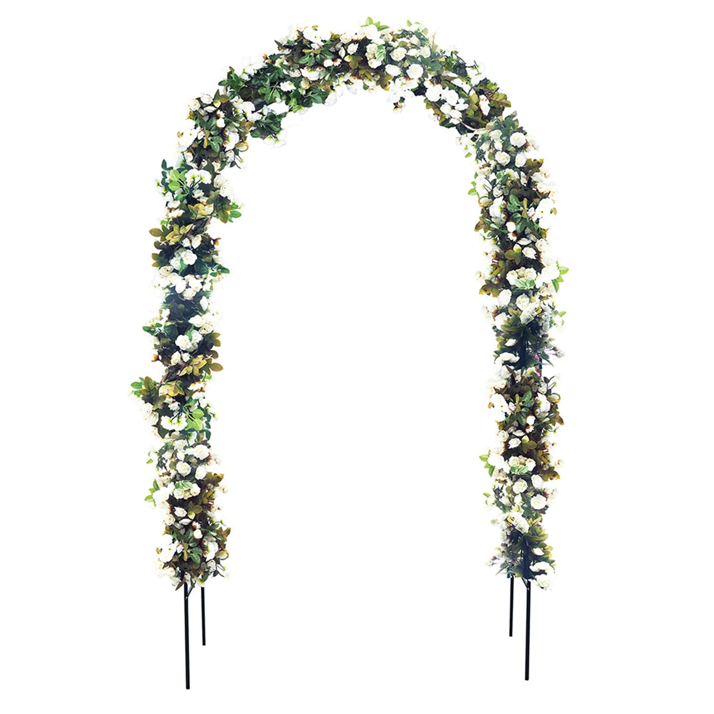 78"H x 45"W Metal Garden Arch Trellis - EcoStuff
