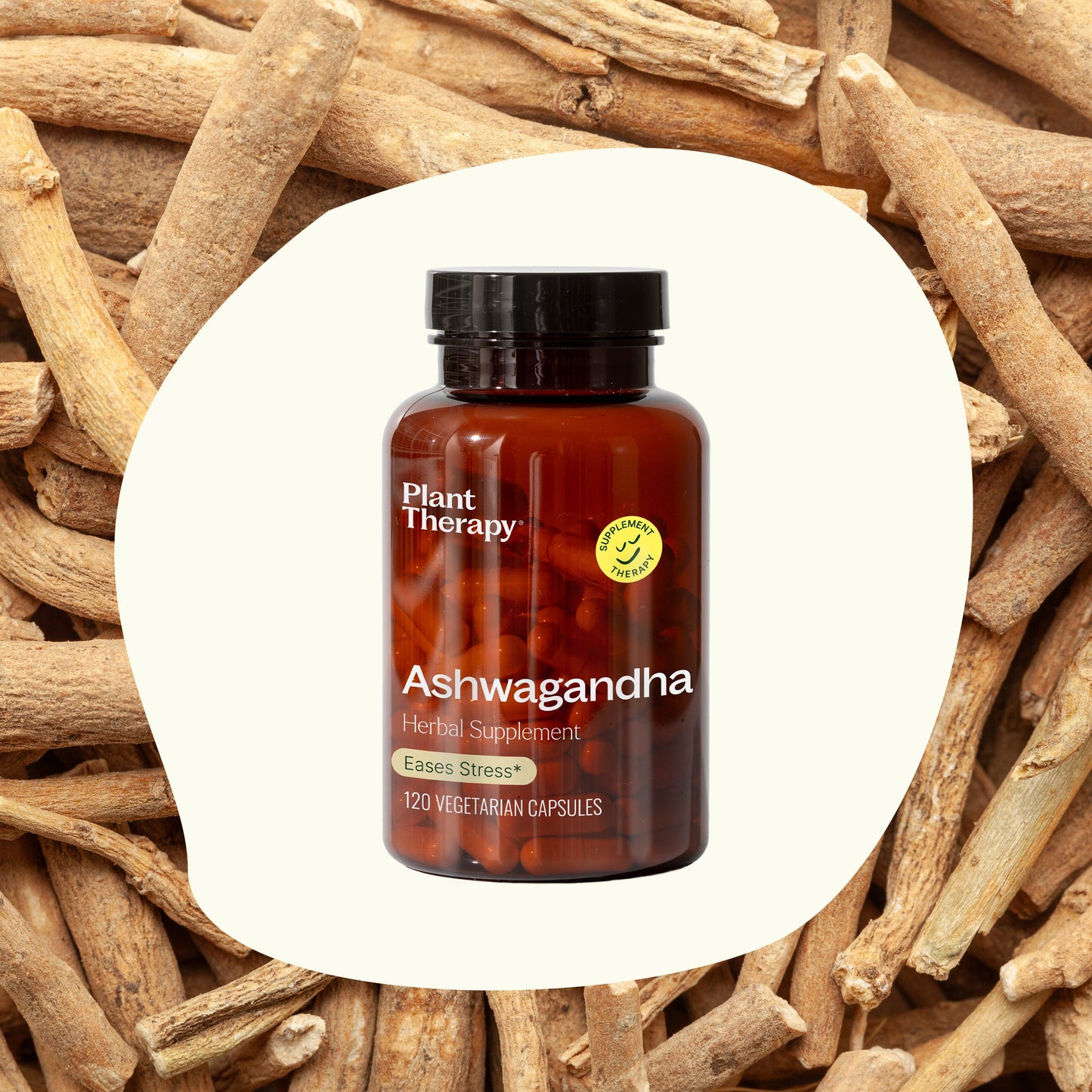 Ashwagandha Herbal Supplement - 120 Capsules - EcoStuff
