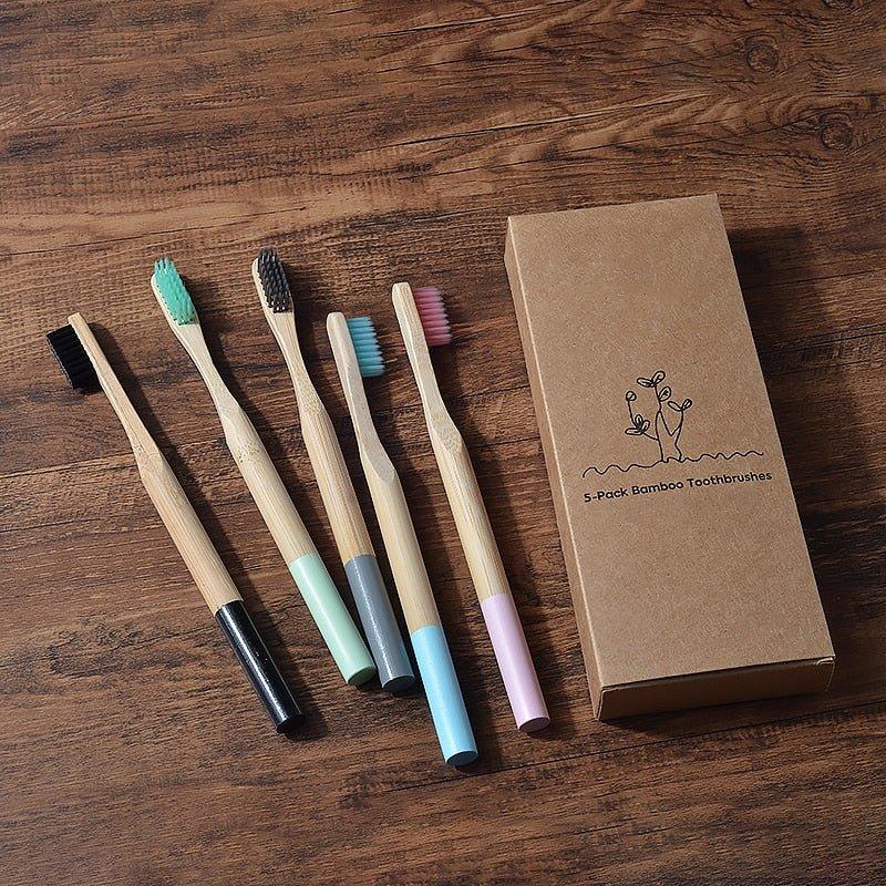 Eco-Friendly Bamboo Toothbrush Set - EcoStuff