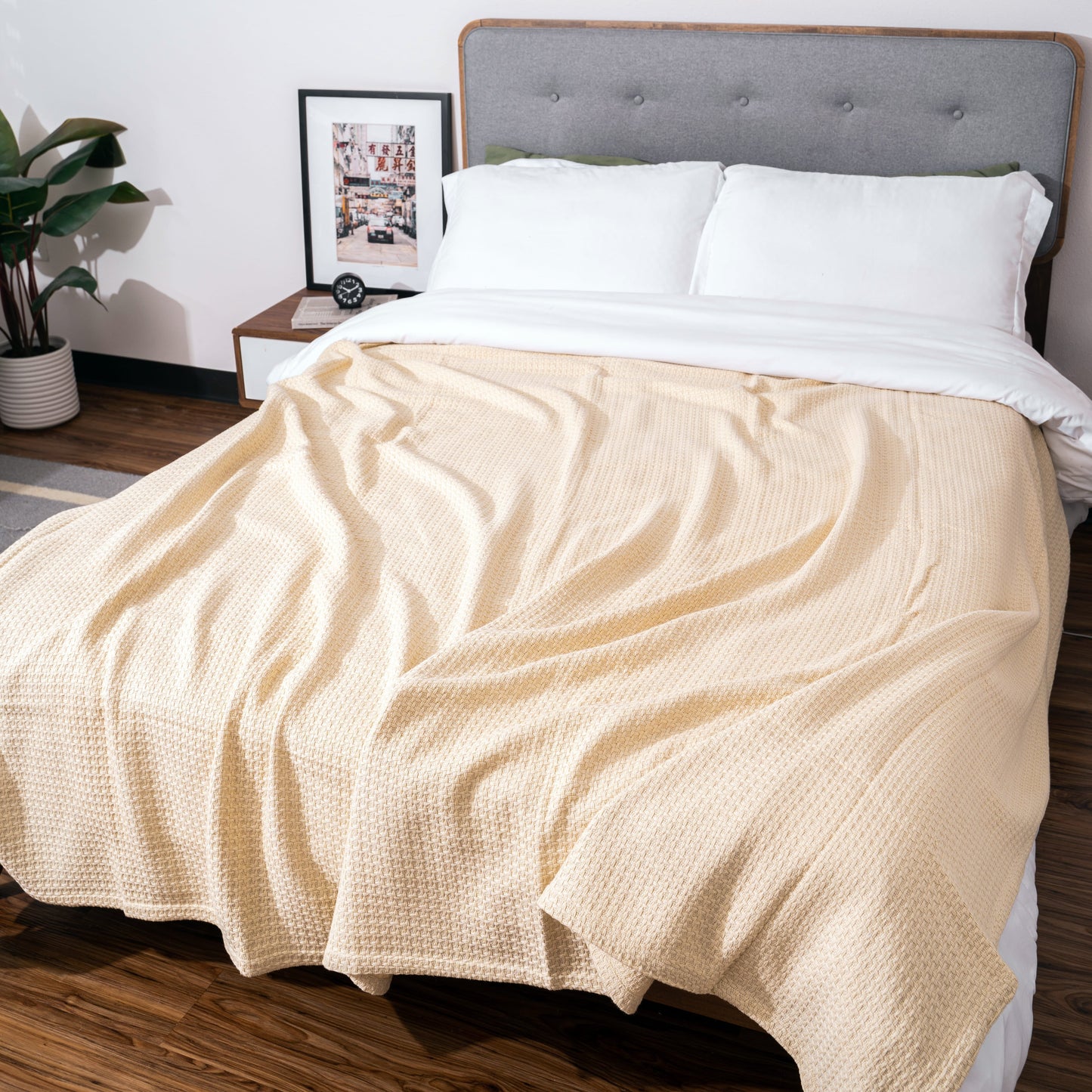 Basket Weave Blanket - EcoStuff