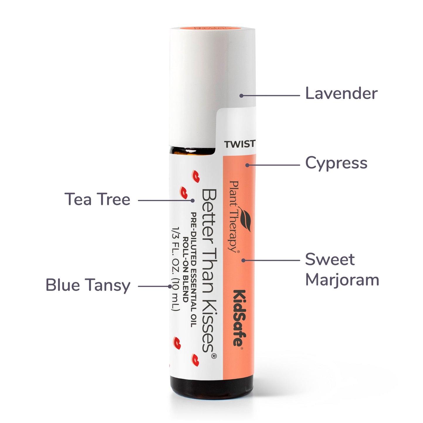 Better Than Kisses KidSafe Essential Oil Pre - Diluted Roll - On - EcoStuff