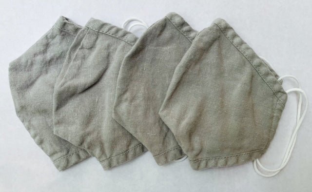 CLOSEOUT: 100% Hemp Face Masks- 4 pack- All Sales Final! - EcoStuff