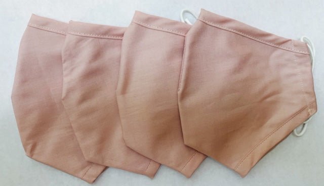 CLOSEOUT: Organic Cotton Face Masks- 4 pack- All Sales Final! - EcoStuff