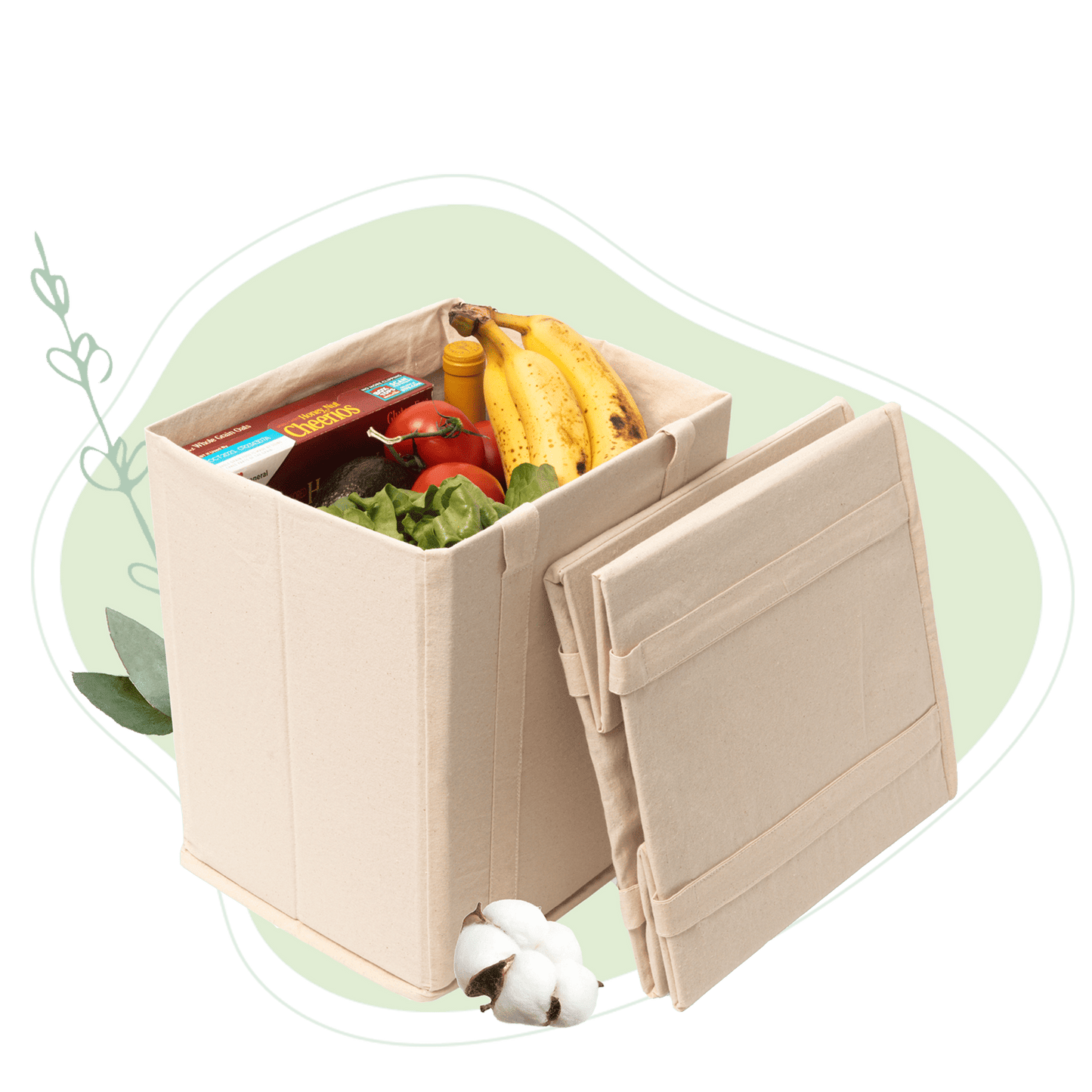 Collapsible Grocery Shopping Bags - EcoStuff