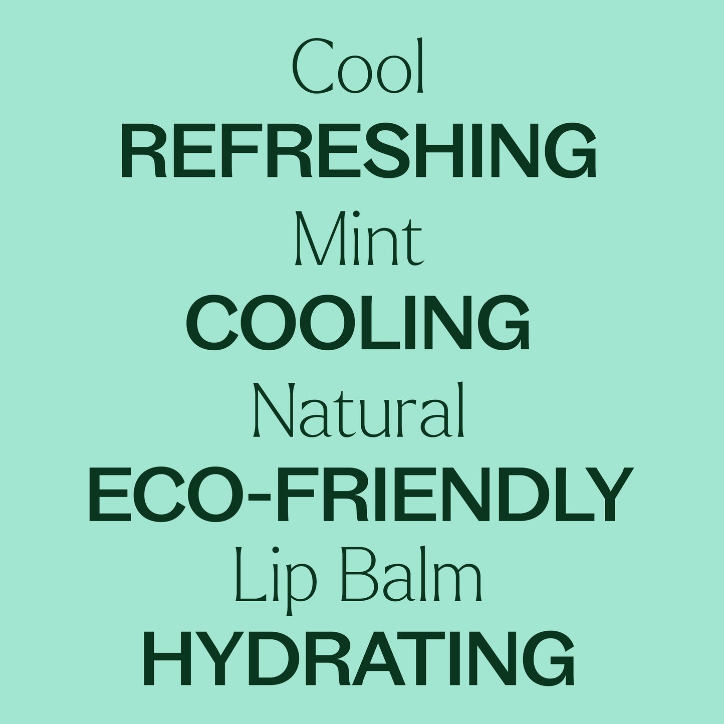 Cool Mint Natural Lip Balm - EcoStuff