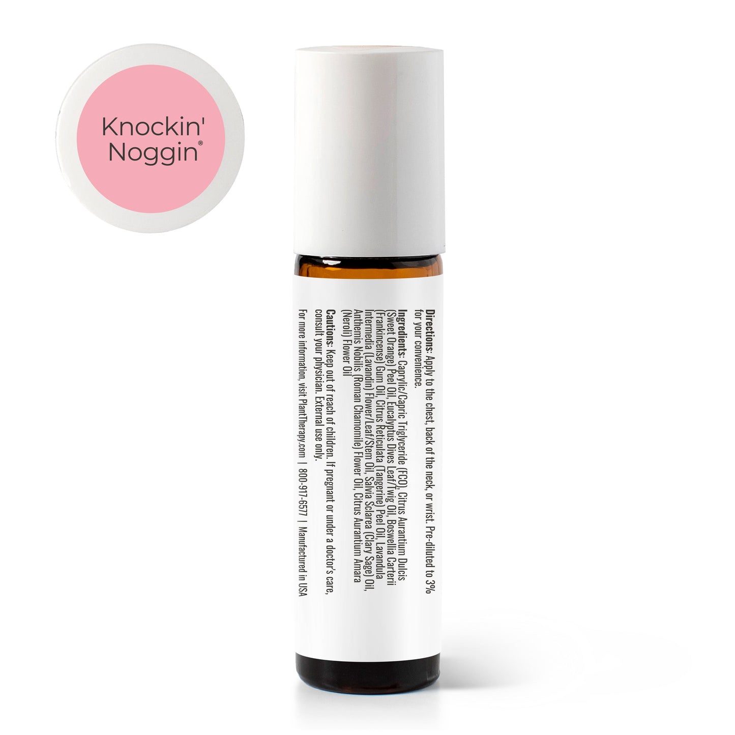 Knockin' Noggin KidSafe Essential Oil Blend Pre - Diluted Roll - On - EcoStuff