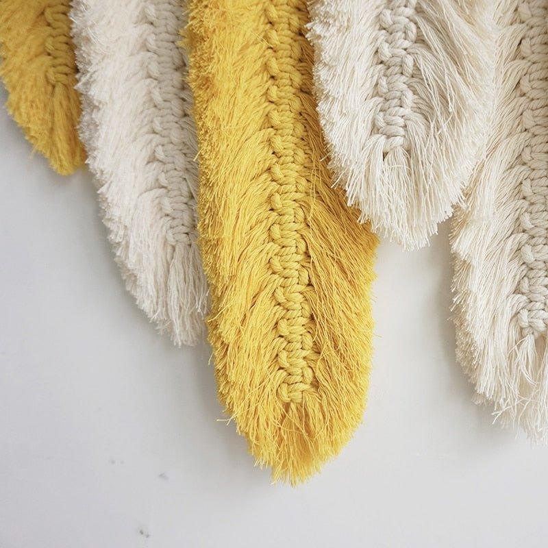 Macrame Feather Wall Decor - EcoStuff