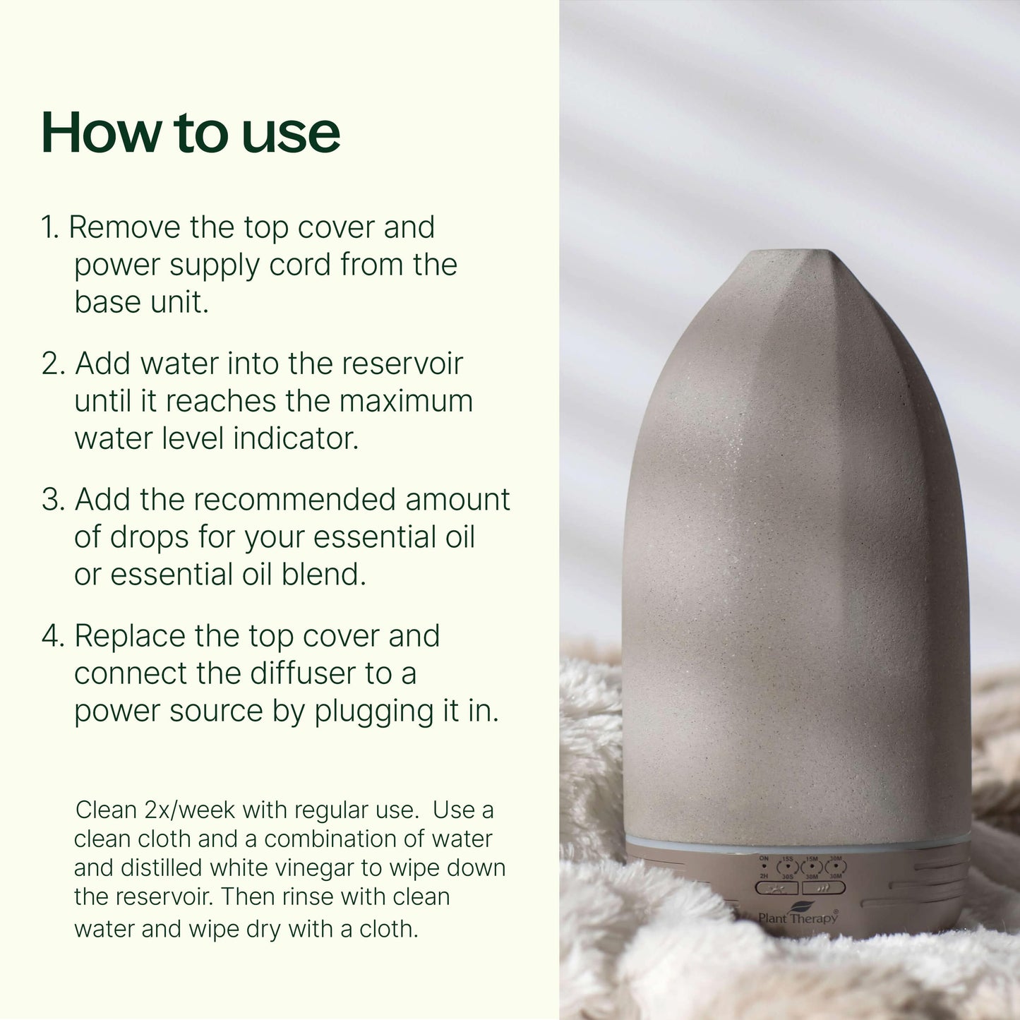 Metro Stone Diffuser - Gray - EcoStuff