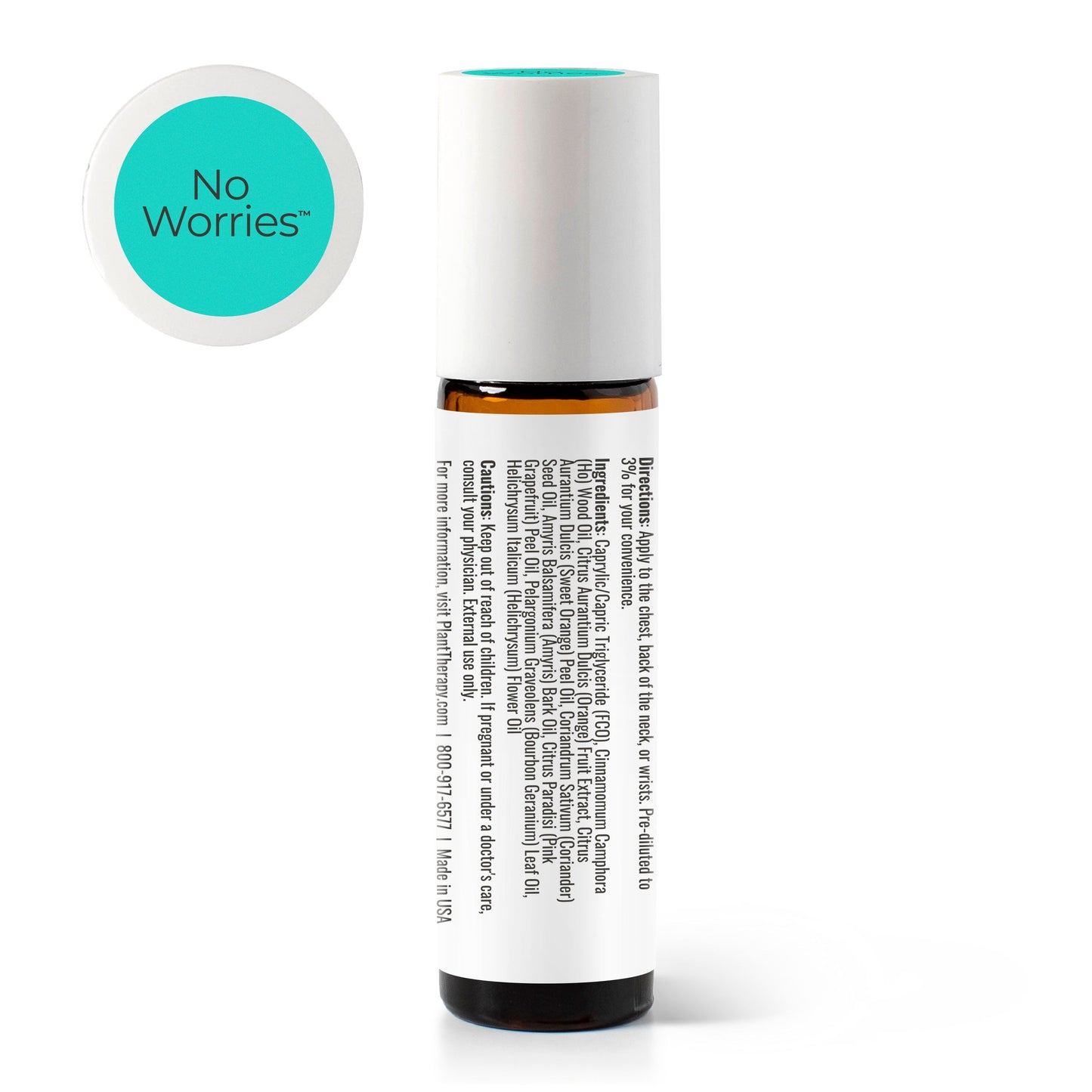 No Worries KidSafe Essential Oil Blend Pre - Diluted Roll - On - EcoStuff