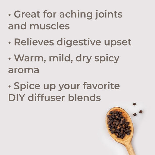 Organic Black Pepper Essential Oil - EcoStuff