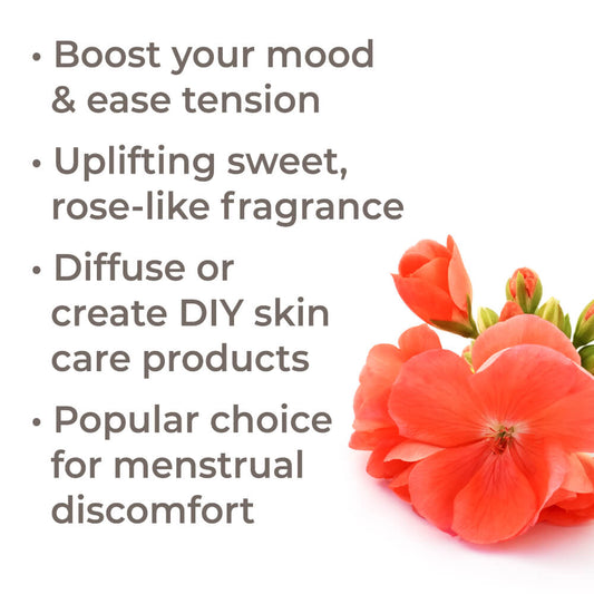 Organic Egyptian Geranium Essential Oil - EcoStuff