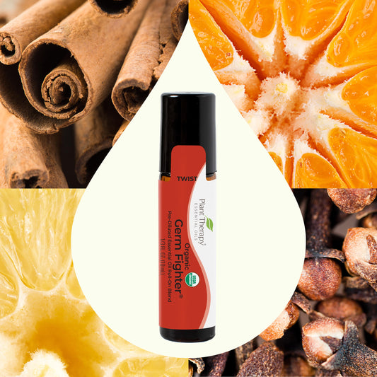Organic Germ Fighter®️ Essential Oil Blend Pre - Diluted Roll - On - EcoStuff