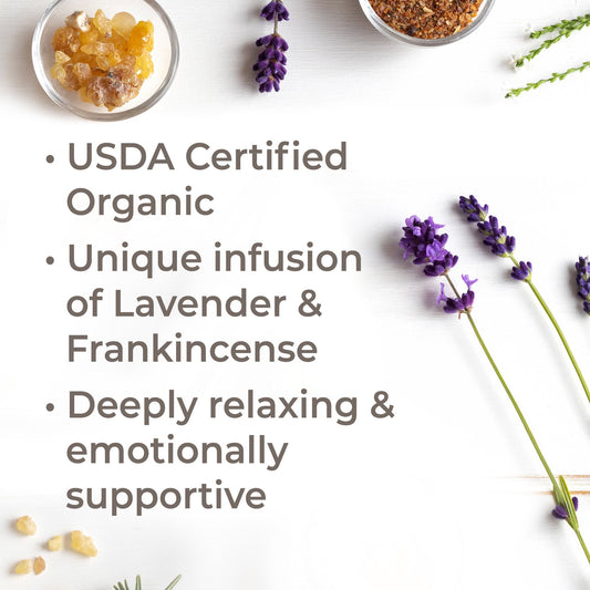 Organic Lavender Infused Frankincense Essential Oil Infusion - EcoStuff