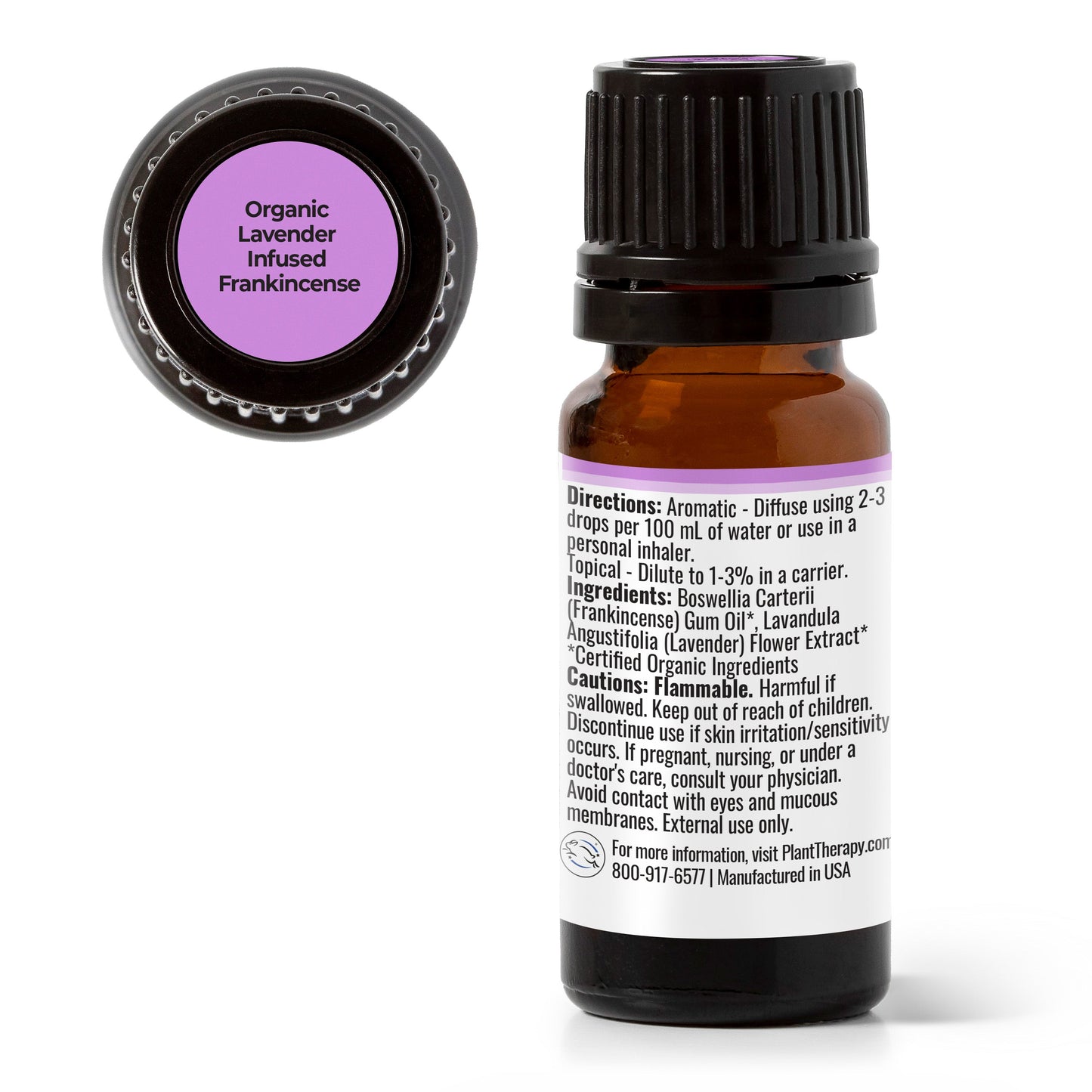 Organic Lavender Infused Frankincense Essential Oil Infusion - EcoStuff