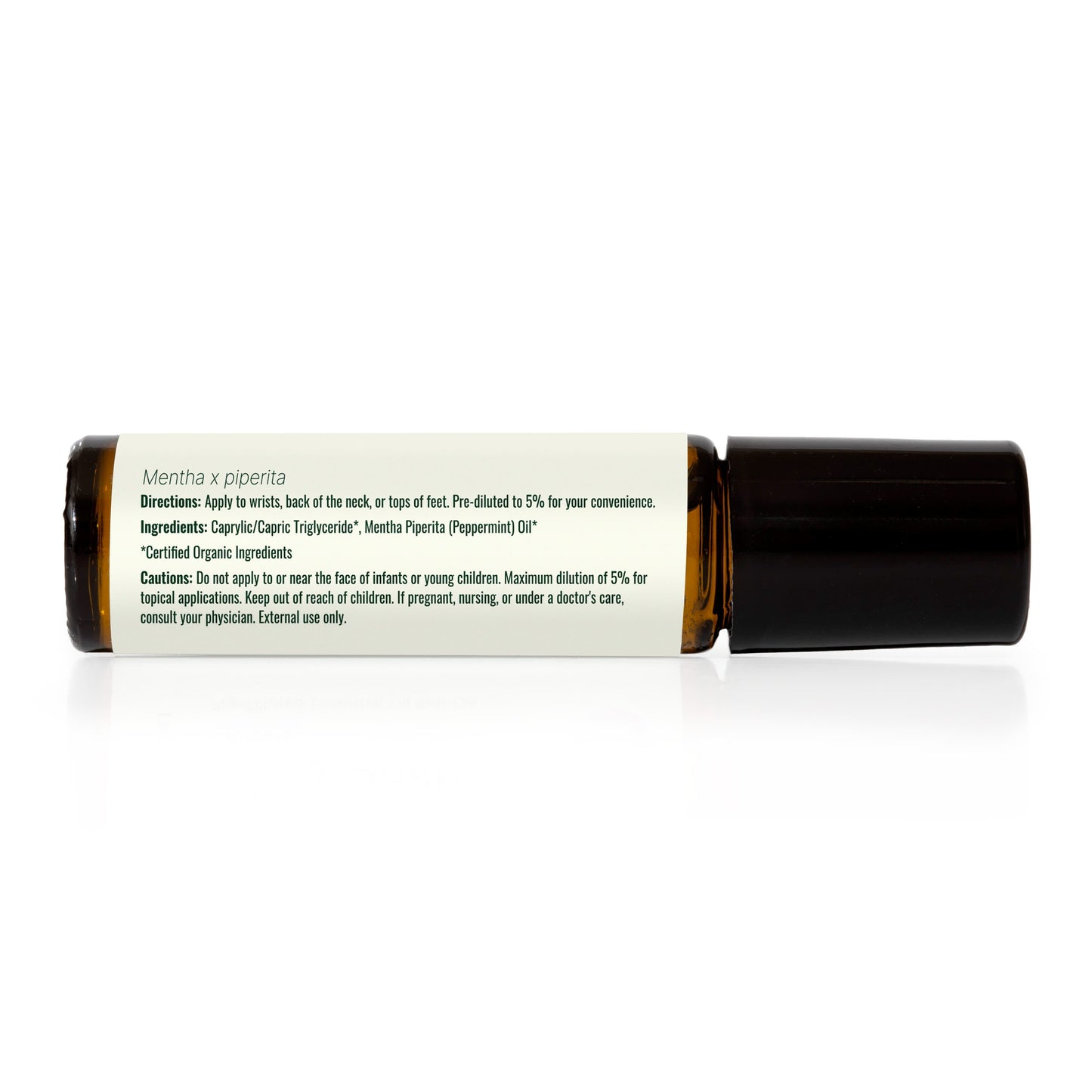 Organic Peppermint Essential Oil Pre - Diluted Roll - On - EcoStuff