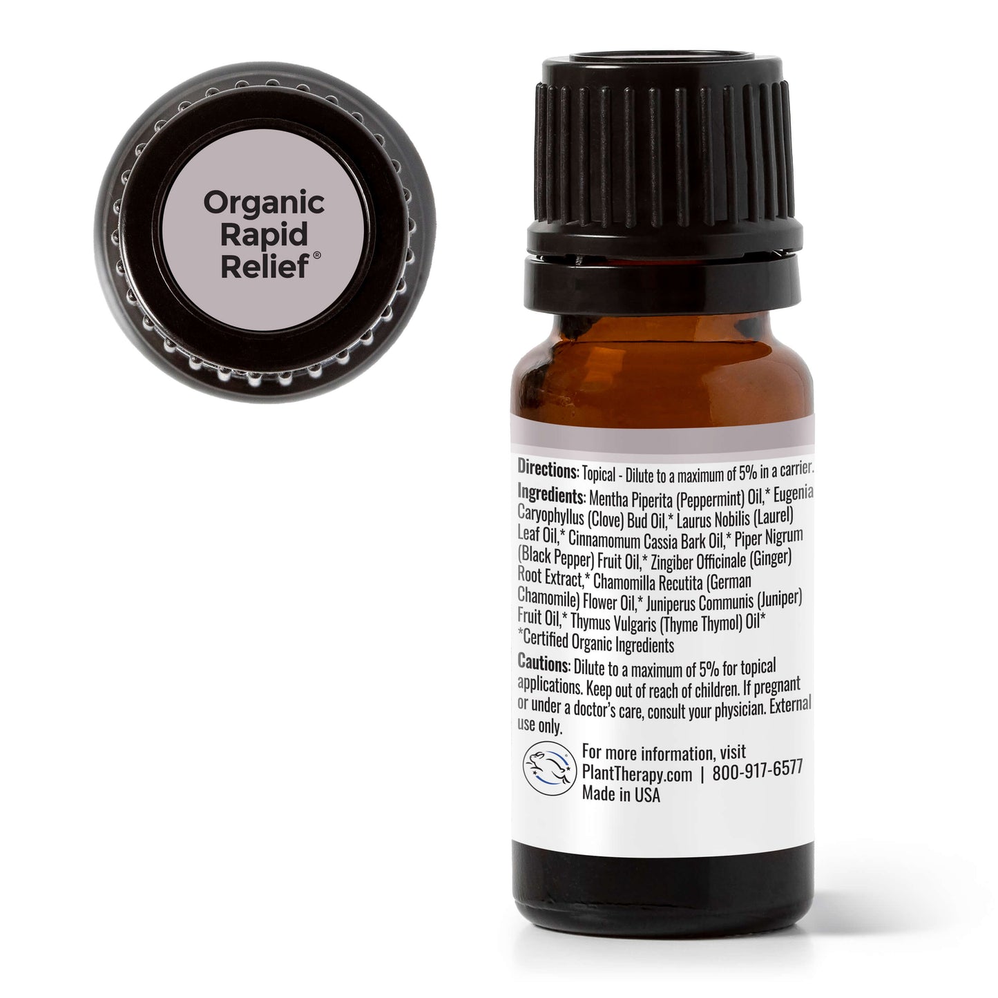 Organic Rapid Relief Essential Oil Blend - EcoStuff