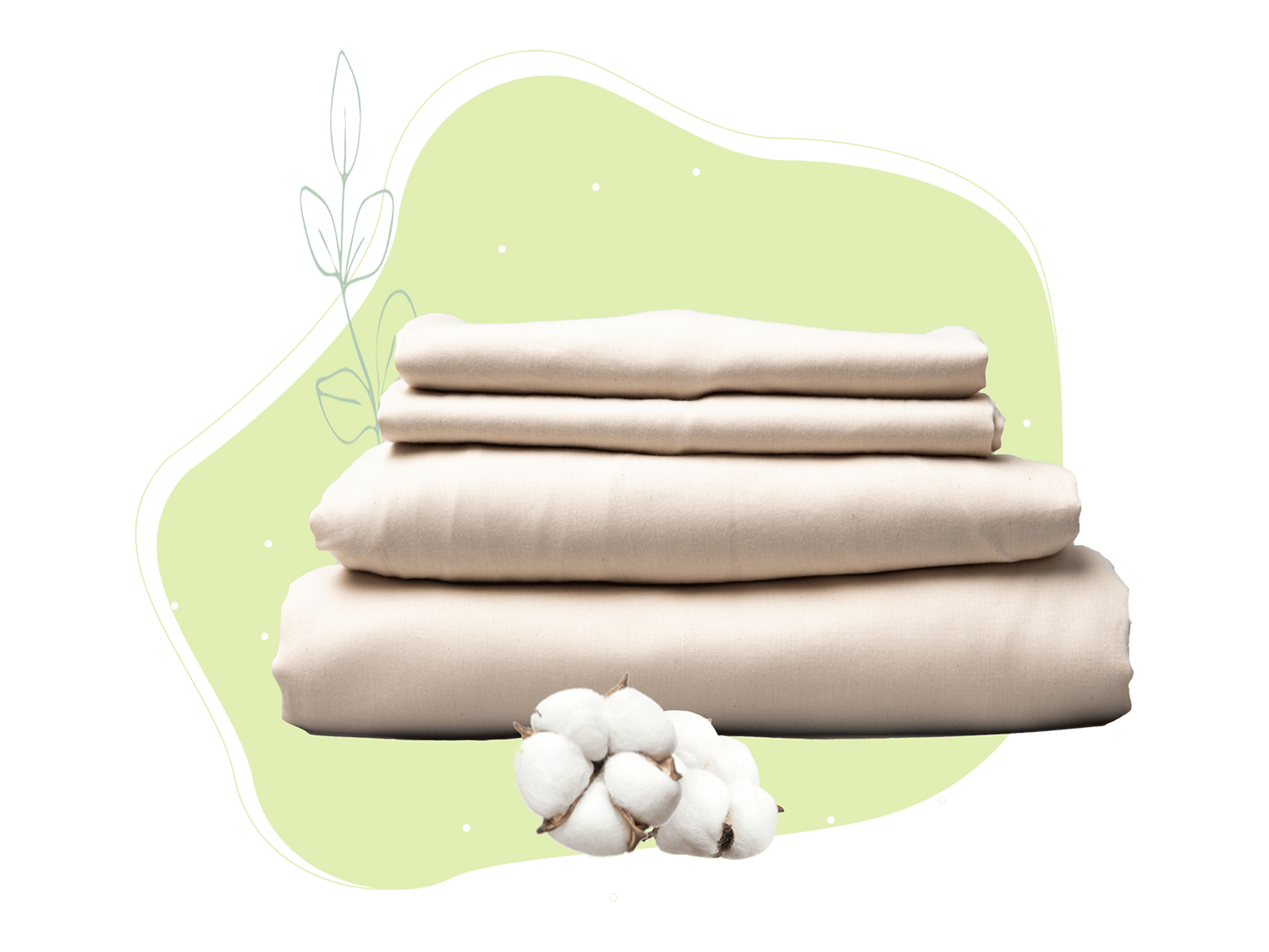 Organic Sateen Bed Sheets Set - EcoStuff