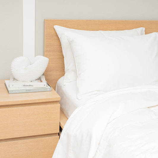 Organic Sateen Bed Sheets Set - EcoStuff