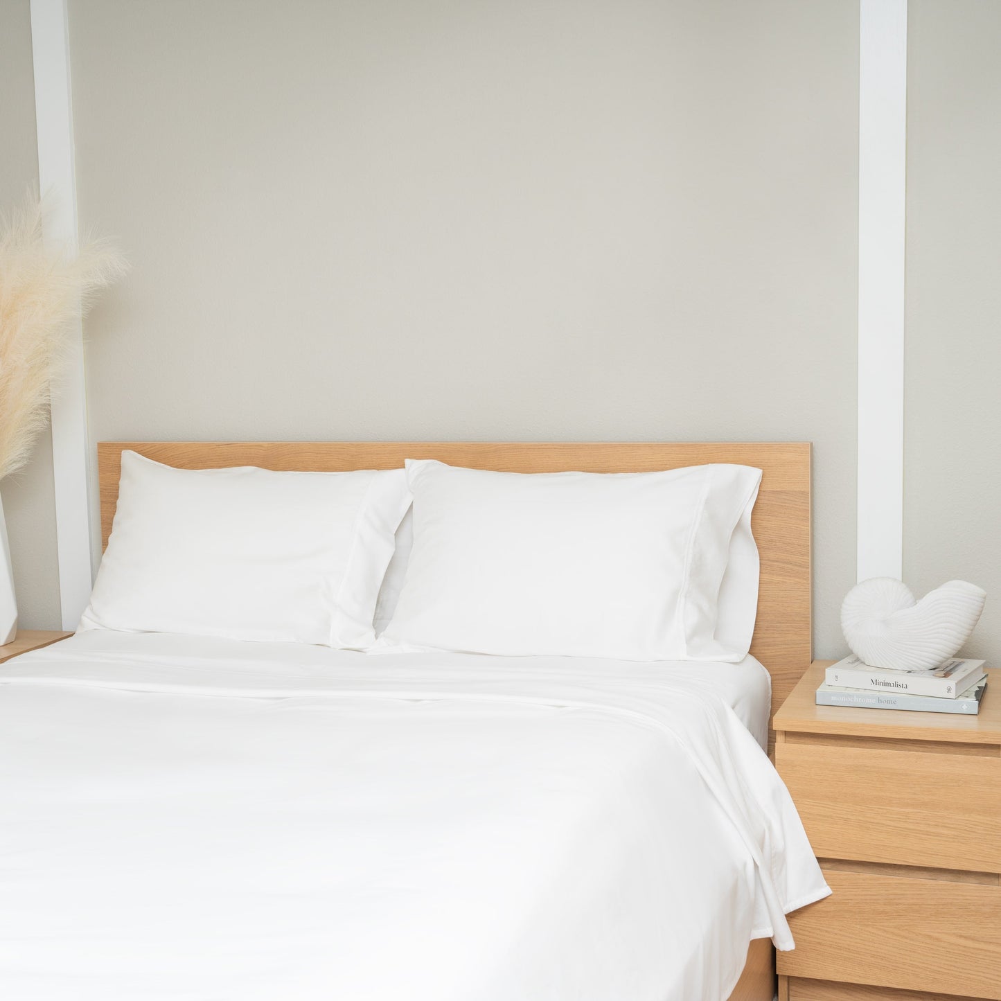 Organic Sateen Bed Sheets Set - EcoStuff