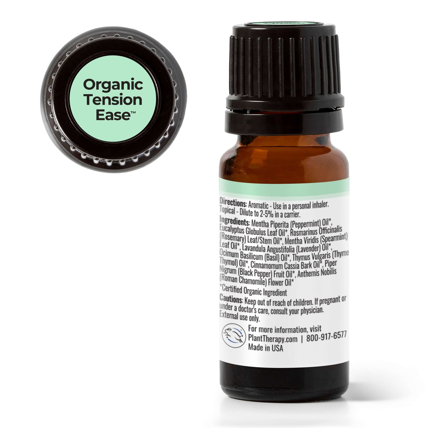 Organic Tension Ease™ Essential Oil Blend - EcoStuff