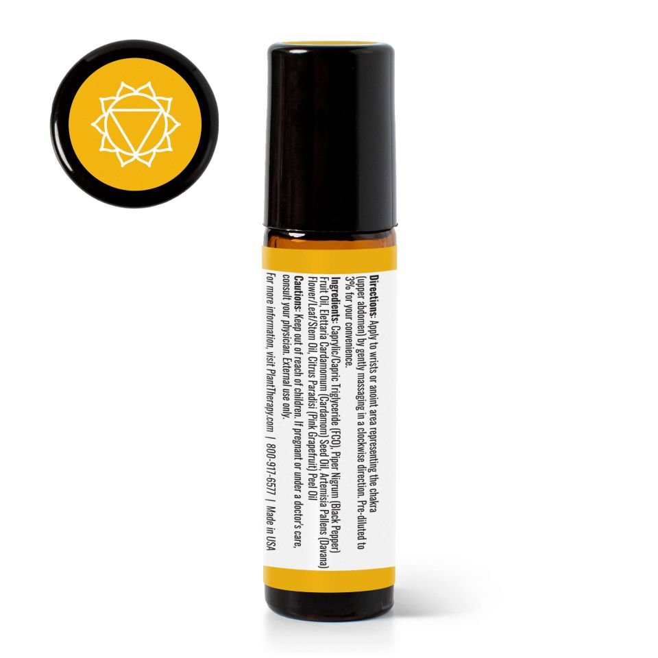 Self Manifestation (Solar Plexus Chakra) Essential Oil Pre - Diluted Roll - On - EcoStuff