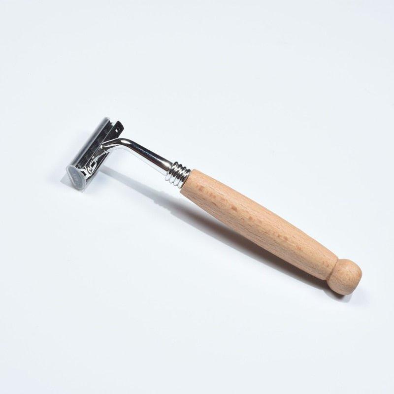 Stainless Steel Wooden Razor - EcoStuff