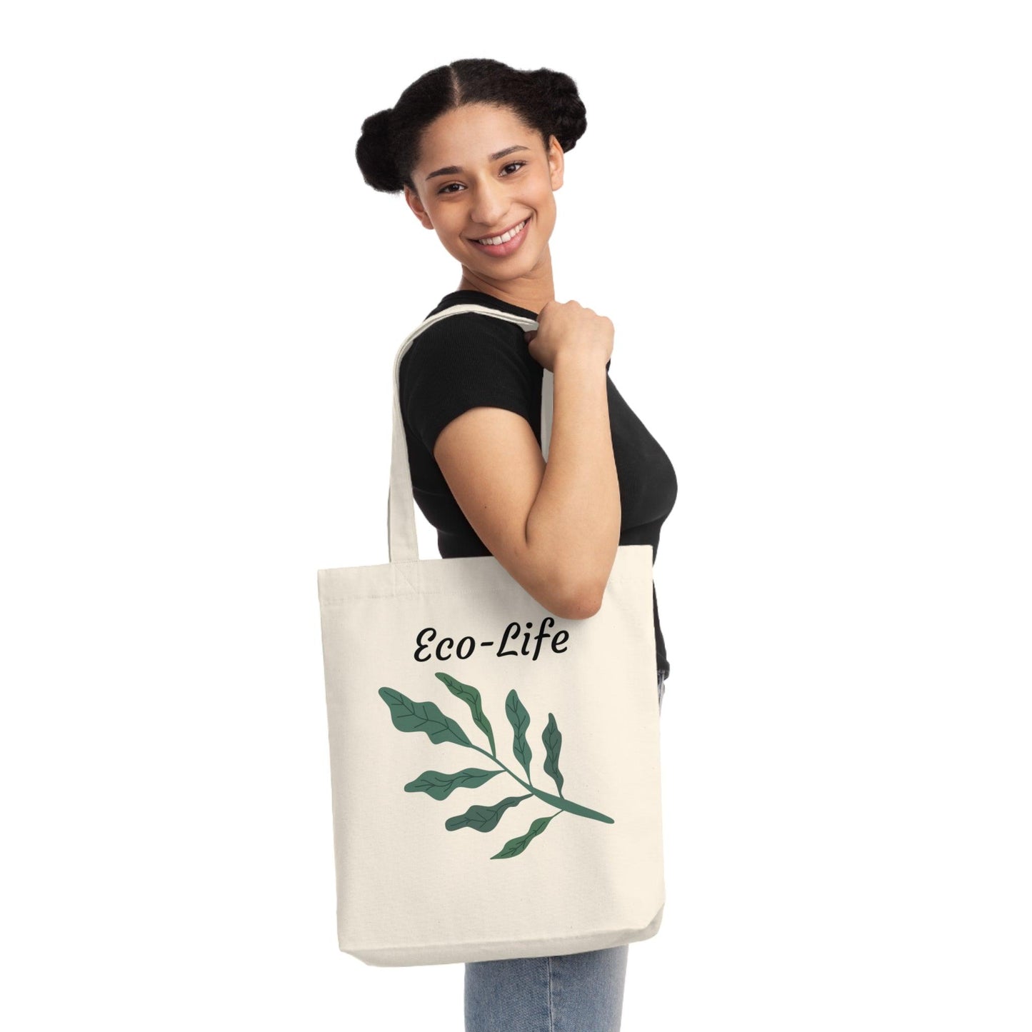 Sustainable Woven Tote Bag - EcoStuff