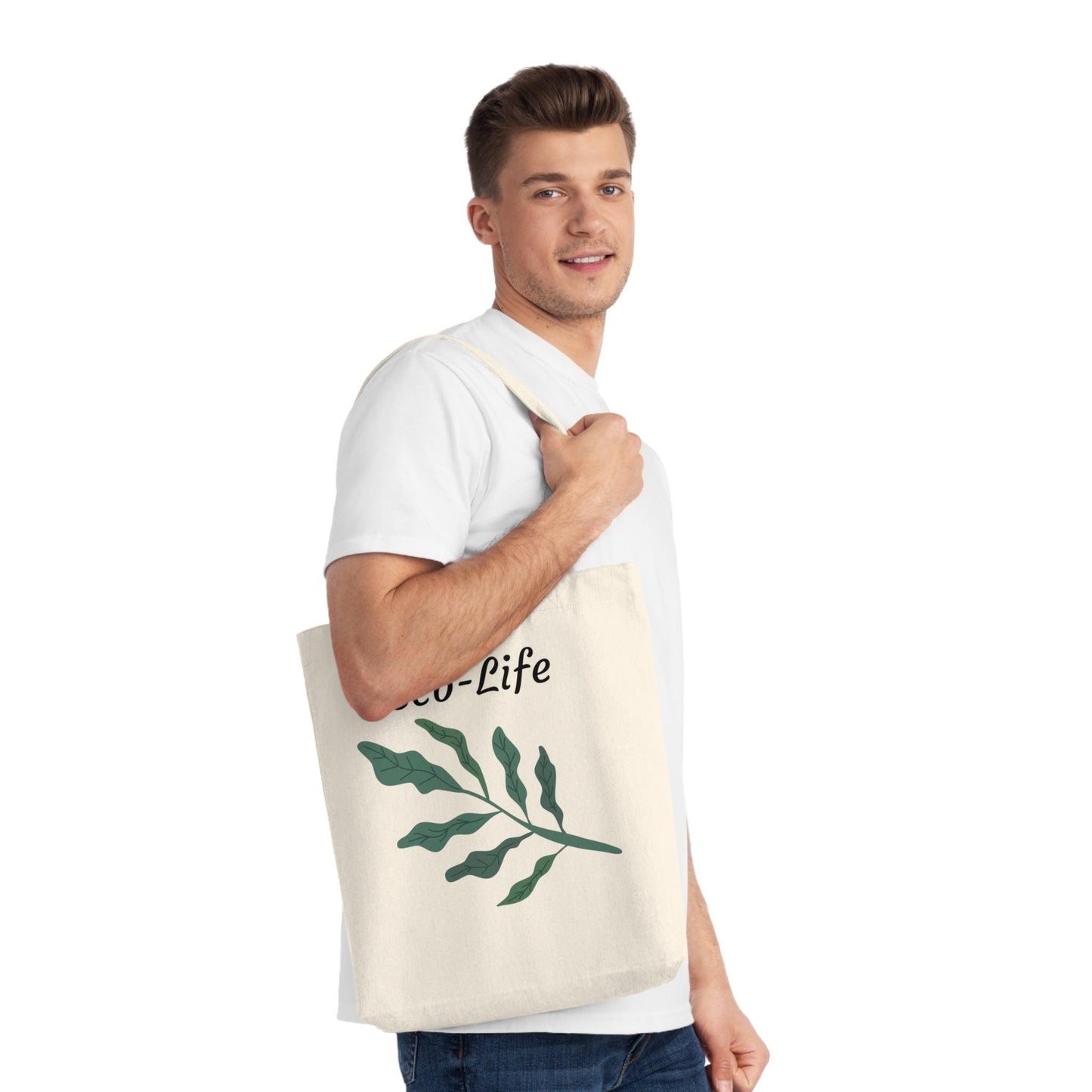 Sustainable Woven Tote Bag - EcoStuff
