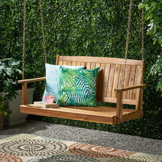 TAMBORA WOODEN PORCH SWING - EcoStuff