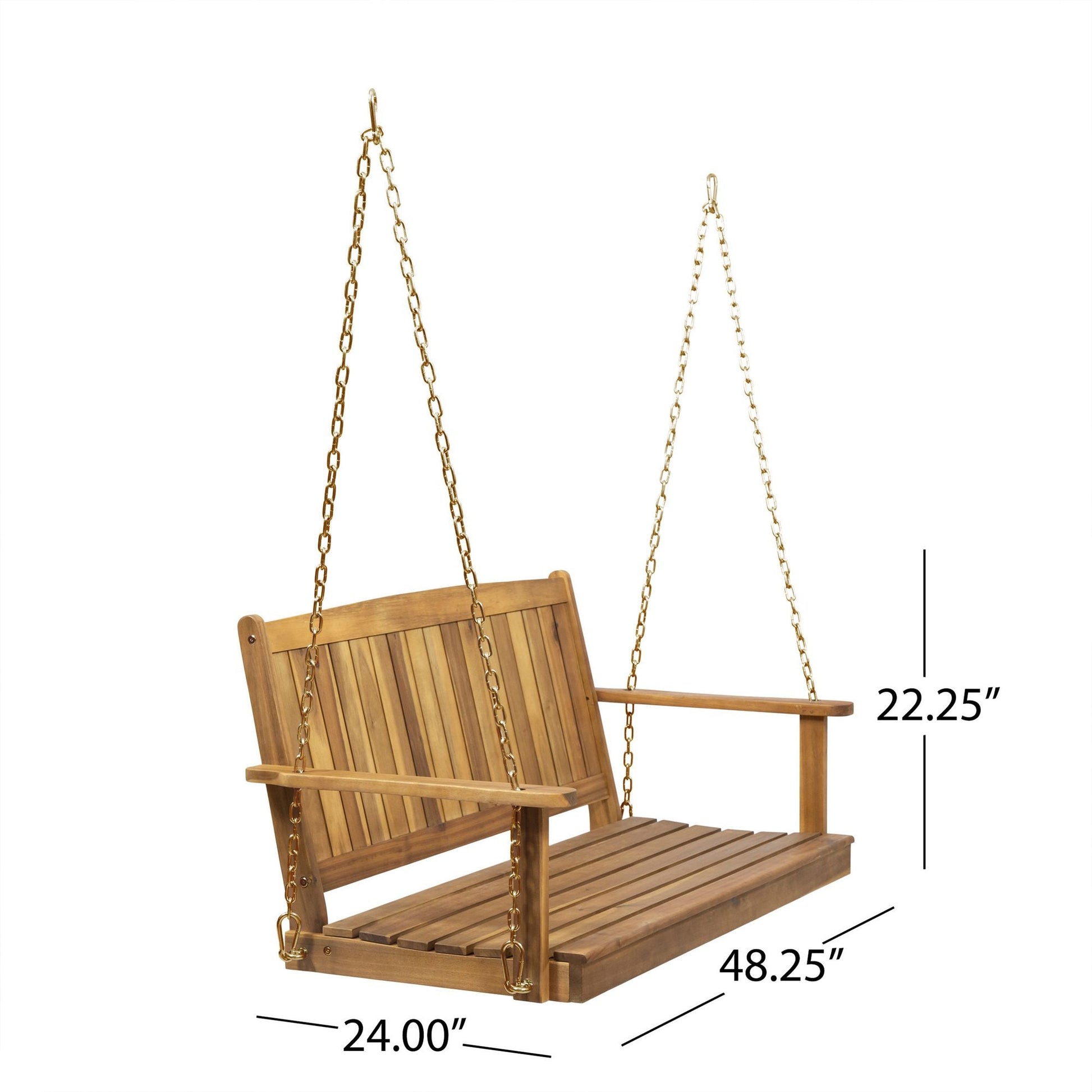 TAMBORA WOODEN PORCH SWING - EcoStuff