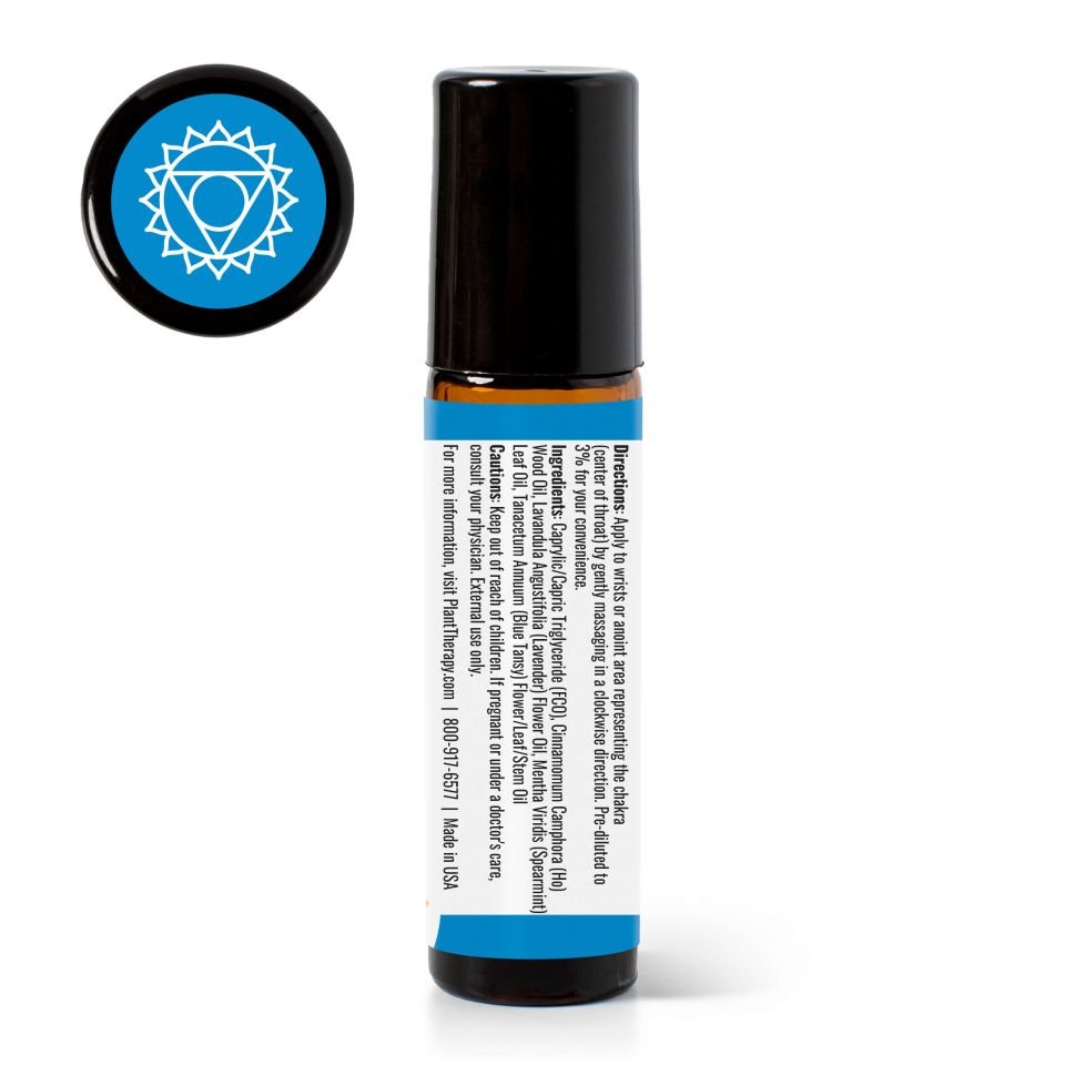 True Expression (Throat Chakra) Essential Oil Pre - Diluted Roll - On - EcoStuff