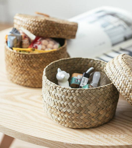 Handmade Bamboo Storage Baskets