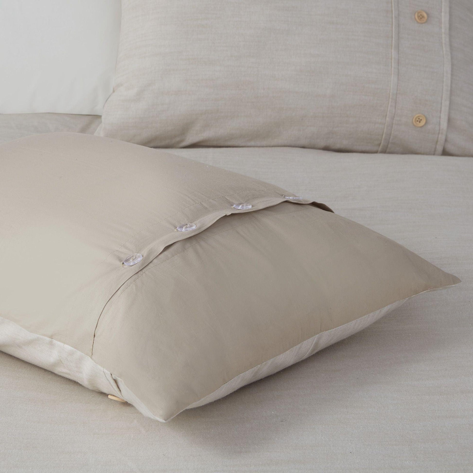 3 Piece Organic Cotton Duvet Cover Set - EcoStuff