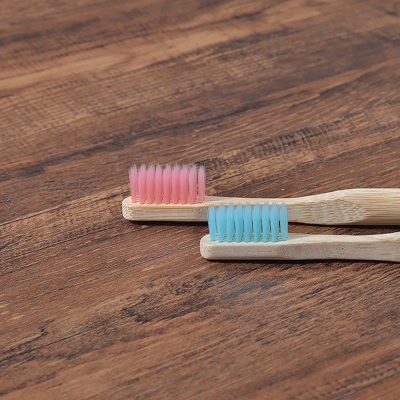 Bamboo Toothbrush Set