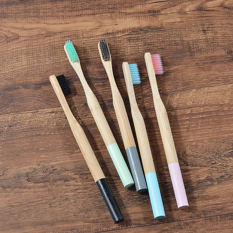 Bamboo Toothbrush Set