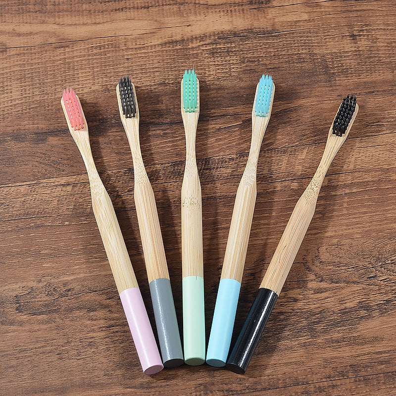 Bamboo Toothbrush Set