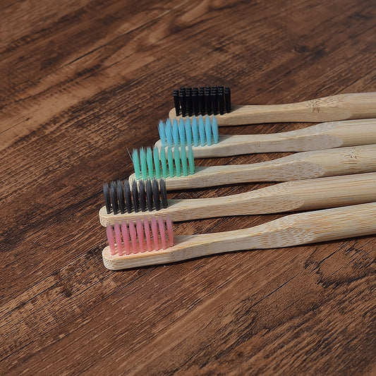 Bamboo Toothbrush Set