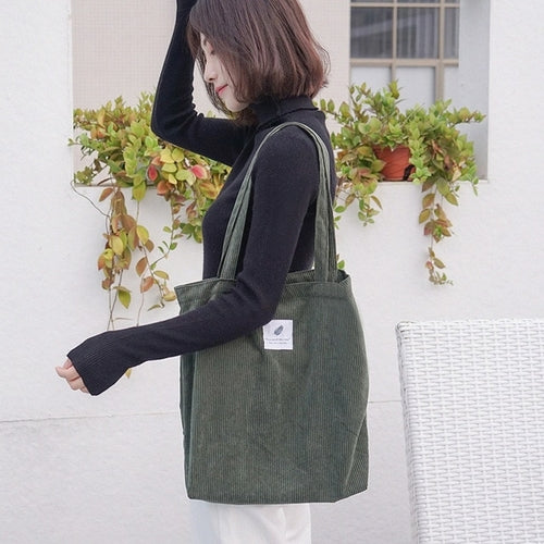 Corduroy Reusable Bag