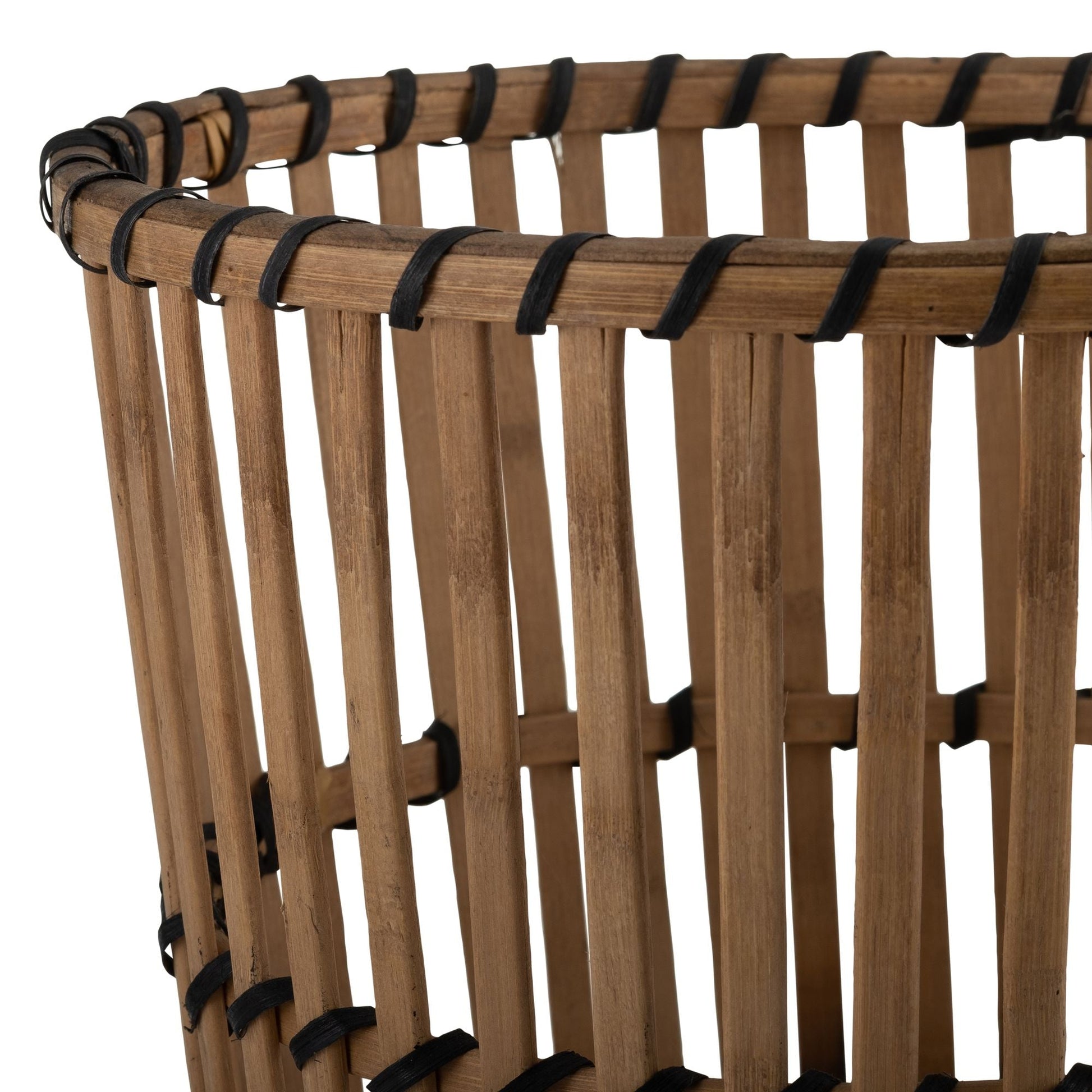 Bamboo Footed Planters Set of Three 11/13/15", NATURAL - EcoStuff