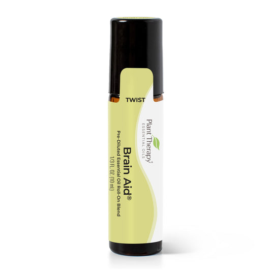 Brain Aid Essential Oil Blend Pre - Diluted Roll - On - EcoStuff