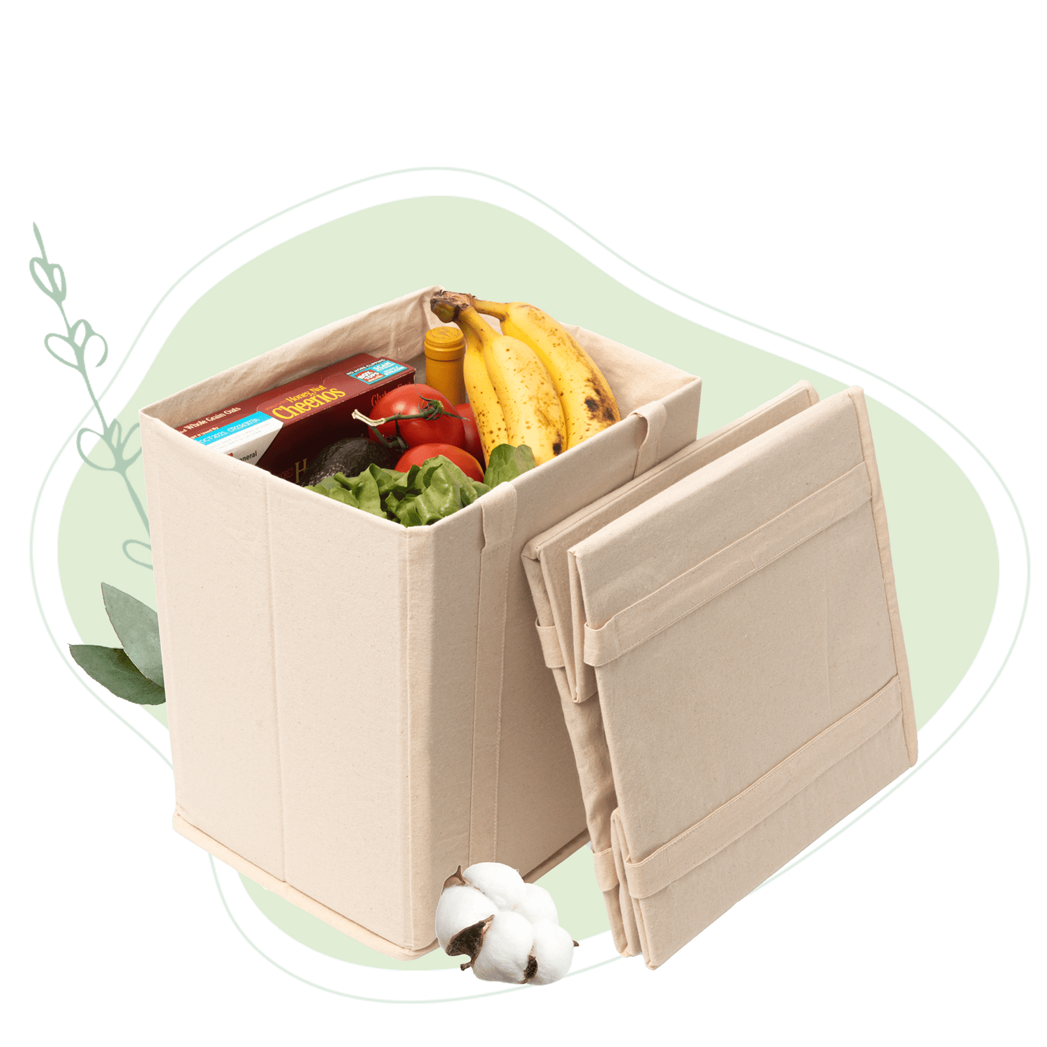 Collapsible Grocery Shopping Bags - EcoStuff