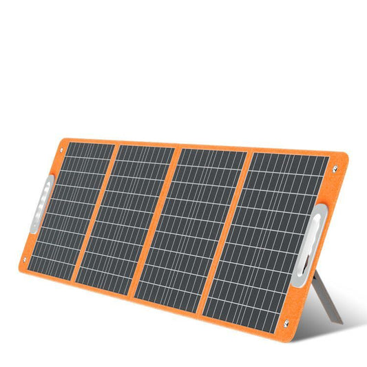 100W 18V Portable Solar Panel, 5V USB 18V DC Output Type-C Output Compatible with Portable Generator