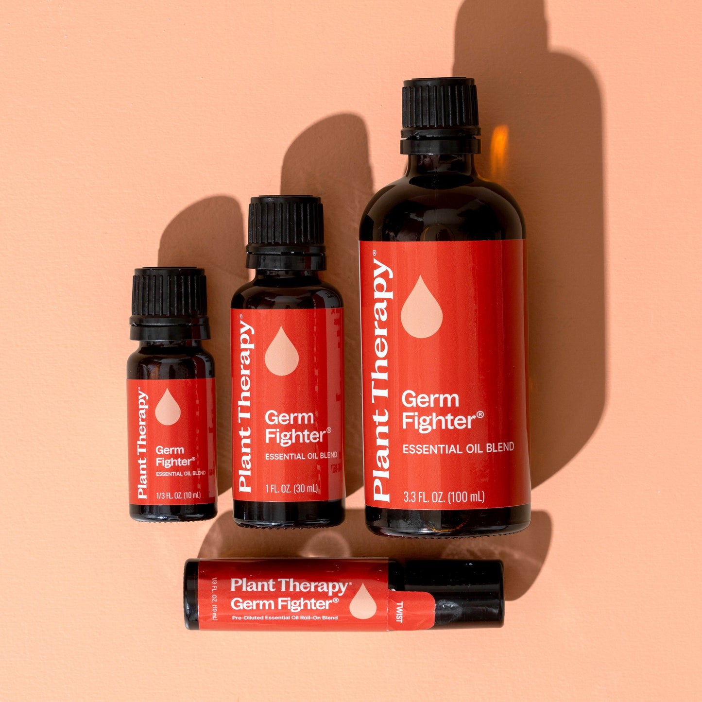 Germ Fighter Essential Oil Blend Pre - Diluted Roll - On - EcoStuff